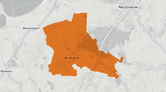 Mietspiegelkarte Alt Bukow